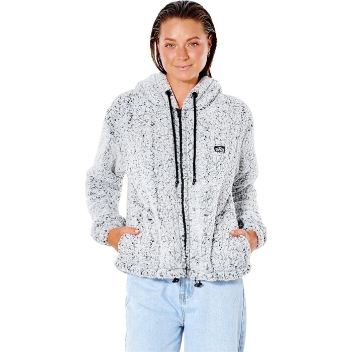 2024 Rip Curl Womens Dark And Stormy Zip Through Fleece GFEKN1