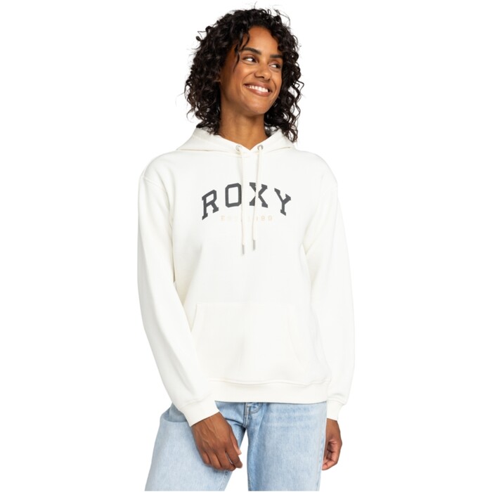 2024 Roxy Womens Surf Stoked Hoodie ERJFT04899 - Egret - Clothing - Womens  | Wetsuit Outlet