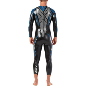 2XU P:2 Propel Triathlon Wetsuit BLACK / DRESDEN BLUE MW4990c & FREE Transition Back Pack