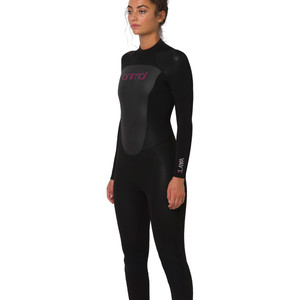 2020 Animal Womens Lava 4/3mm Back Zip Wetsuit AW0SS301 - Black