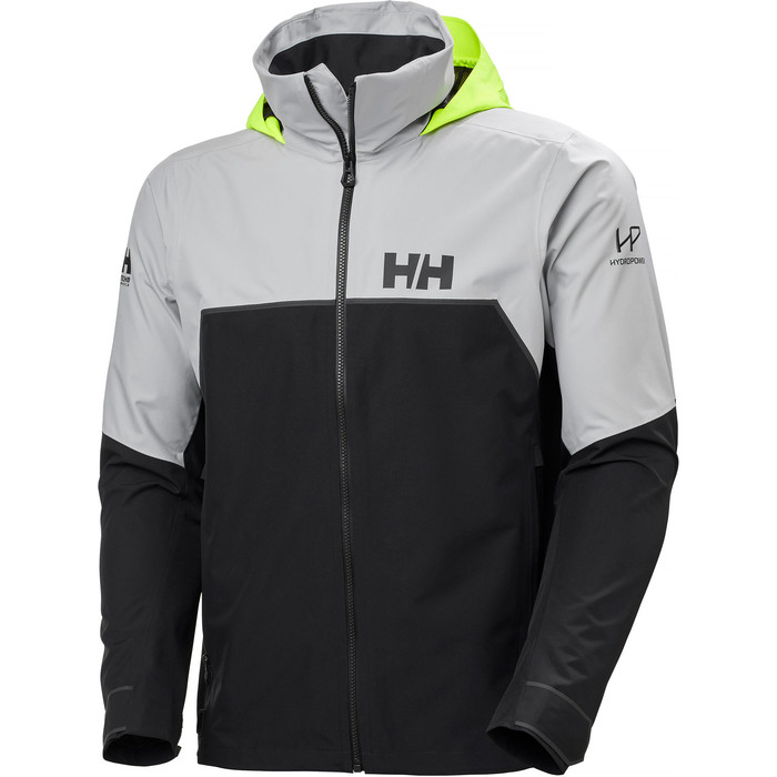2021 Helly Hansen Mens HP Foil Light Sailing Jacket 34151 - Ebony