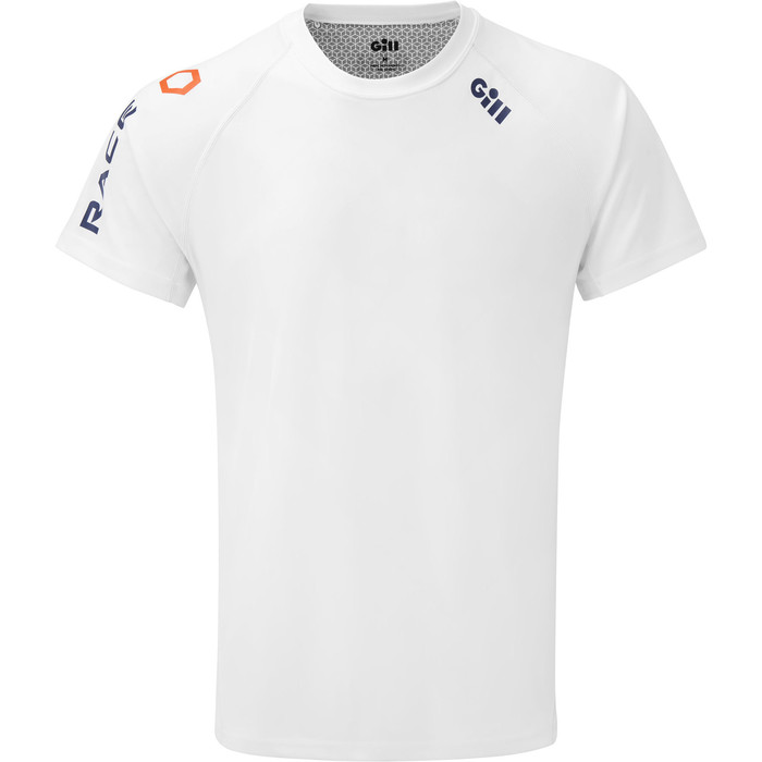 2022 Gill Mens Pursuit Race Tee RS36 - White