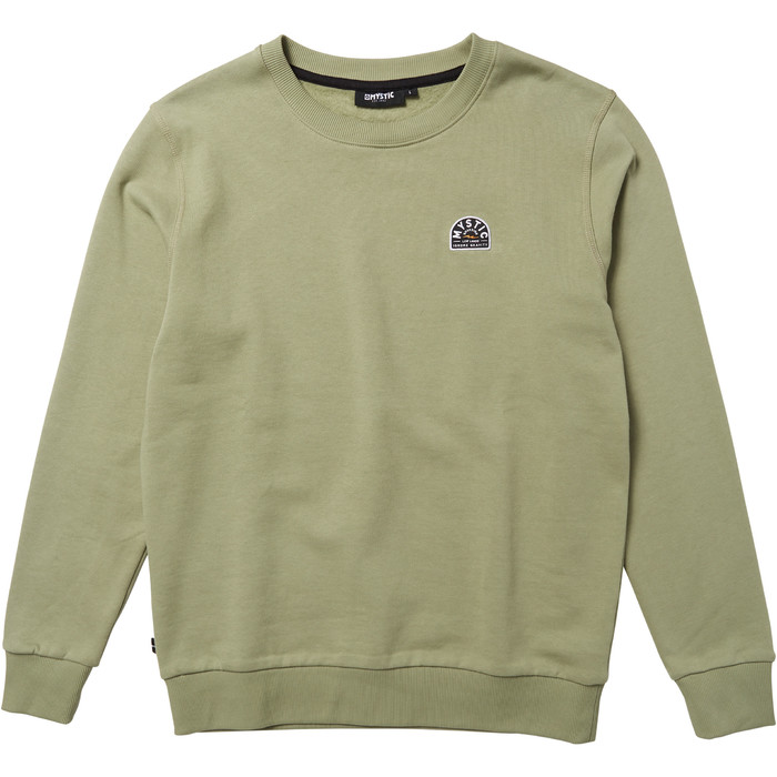 2022 Mystic Mens The Chief Sweat 35104.220311 - Olive Green