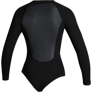 2024 Mystic Womens Sway 2mm Front Zip Long Sleeve Shorty Wetsuit 35000220091 - Black