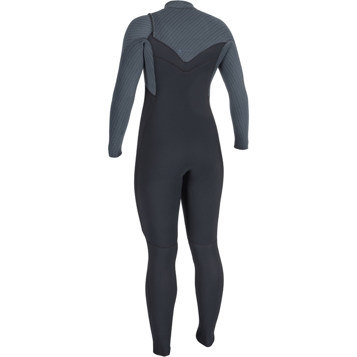 2024 O'Neill Womens Blueprint 4/3+mm Chest Zip Wetsuit 5501 - Black / Shade
