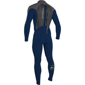O'Neill Youth Epic 4/3mm Back Zip GBS Wetsuit Abyss / Smoke 4216