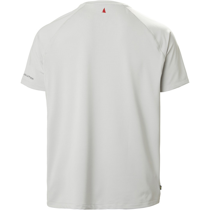 2024 Musto Mens Evolution Sunblock Short Sleeve T-shirt 2.0 81154 - Platinum