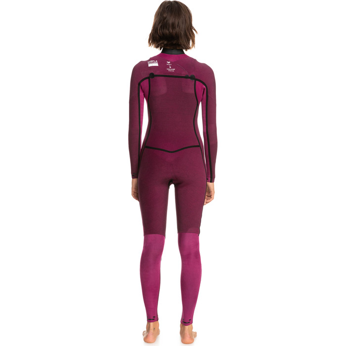 2023 Roxy Womens Current of Cool 4/3mm Chest Zip Wetsuit ERJW103149 - Anthracite