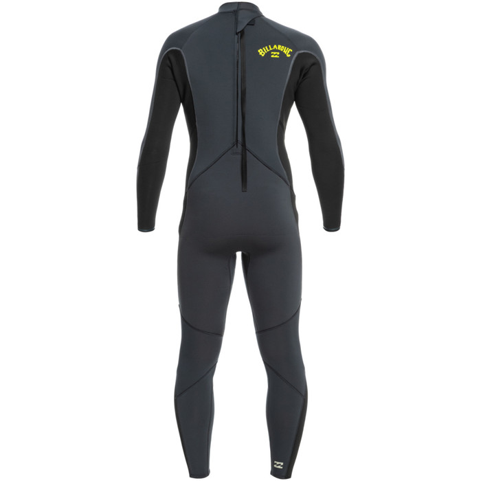 4/3 Absolute Back Zip Full Wetsuit - Black