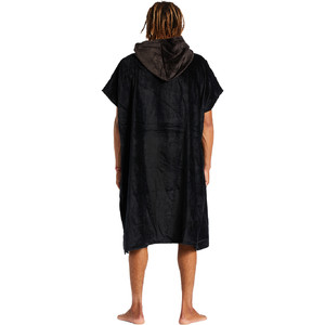2024 Billabong Mens Hooded Towel Change Robe / Poncho ABYAA00220 - Black
