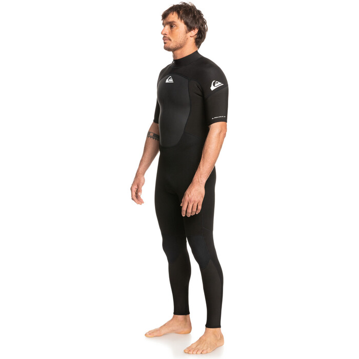 2024 Quiksilver Mens Prologue 2mm Back Zip Short Sleeve Wetsuit EQYW303022 - Black