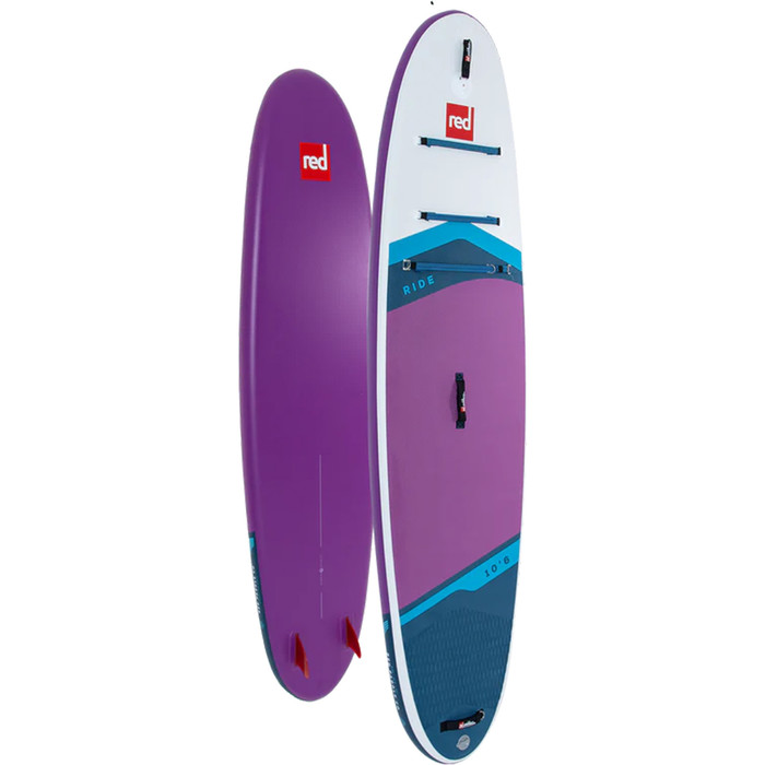 2023 Red Paddle Co 10'6 Ride Stand Up Paddle Board, Bag, Paddles, Pump & Leash - Prime Purple Package