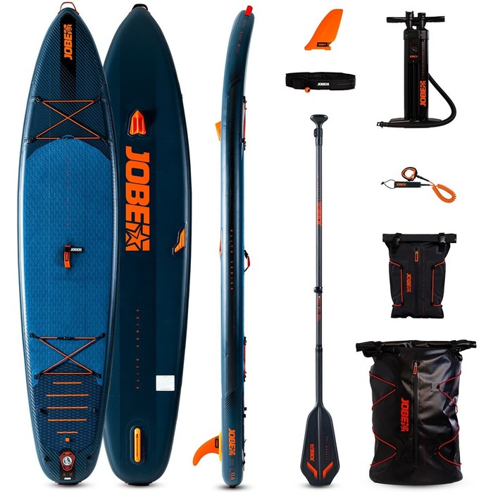 2024 Jobe Duna Elite 11'6 Inflatable SUP Paddle Board Package 486423004 - Board, Bag, Pump, Paddle, Fin & Leash