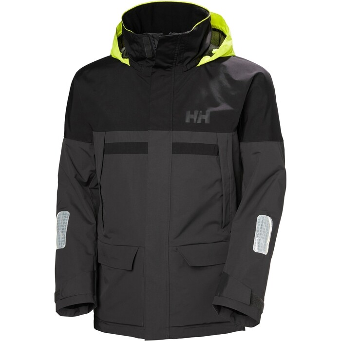 helly hansen black icon 4.0 black outdoor jacket