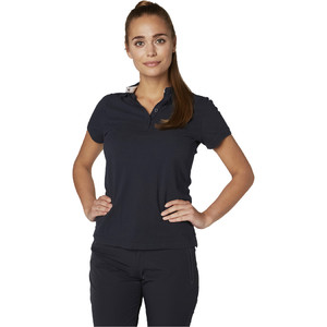 2019 Helly Hansen Womens Crew Pique Polo Shirt Navy 53055