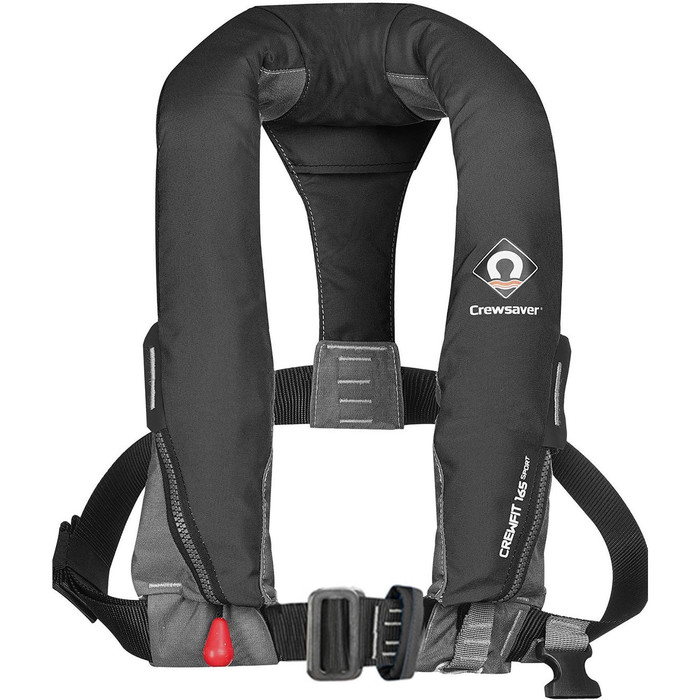 2019 Crewsaver Crewfit 165N Sport Automatic With Harness Lifejacket Black 9015BLA