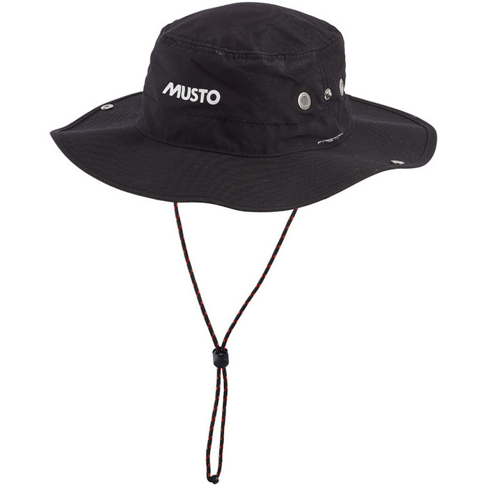 Musto Fast Dry Brimmed Hat in BLACK AL1410