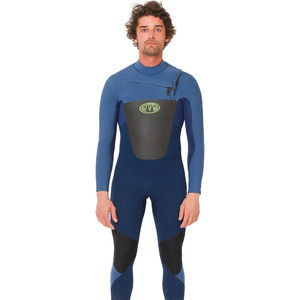 2019 Animal Mens Lava 5/4/3mm Chest Zip GBS Wetsuit Navy AW9WQ004