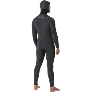 Animal Mens Phoenix Pro 5/4/3mm Hooded GBS Chest Zip Wetsuit Graphite Grey AW8WN100