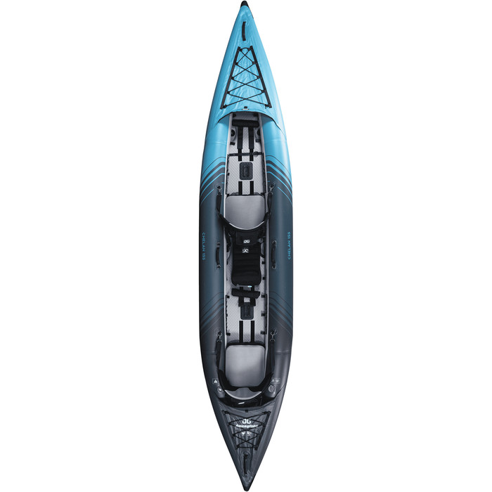 2022 Aquaglide Chelan 155 HB 2+1 Person Inflatable Kayak - Blue