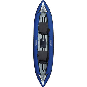 2024 Aquaglide Chinook Tandem XL Inflatable Kayak BLUE & 2 PADDLES & Pump