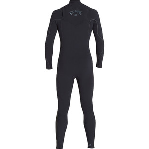2019 Billabong Mens Furnace Comp 4/3mm Zipperless Wetsuit Black Q44M05