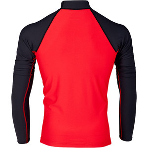 2019 Billabong Mens Team Wave Long Sleeve Rash Vest Red N4MY07