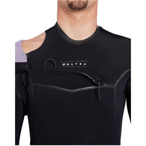 Billabong Furnace Carbon Ultra Hooded 7/6mm Chest Zip Wetsuit Black L47M01