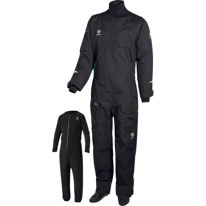 2023 Crewsaver Junior Atacama Pro Drysuit INCLUDING UNDERSUIT BLACK 6556J