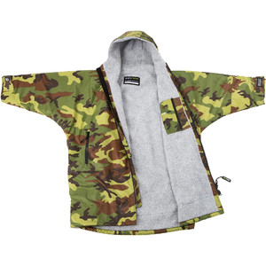 2022 Dryrobe Advance Junior Long Sleeve Premium Outdoor Changing Robe / Poncho DR104 - Camo