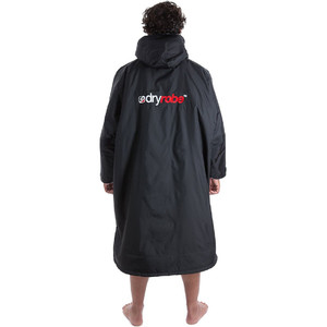 2024 Dryrobe Advance Long Sleeve Changing Robe & Compression Travel Bag Package Deal - Black / Grey