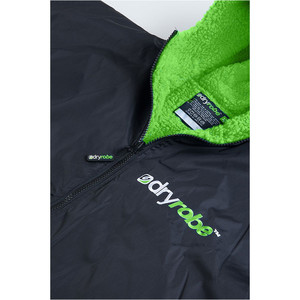 2019 Dryrobe Advance - Short Sleeve Premium Outdoor Changing Robe DR100 - XL Black / Green - OLD LISTING