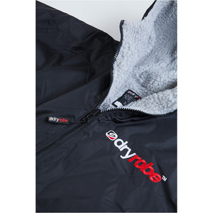 2019 Dryrobe Advance - Short Sleeve Premium Outdoor Changing Robe DR100 - XL Black / Grey - OLD LISTING