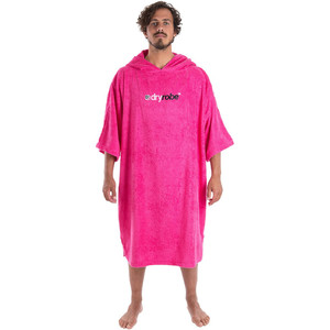 2020 Dryrobe Short Sleeve Towel Changing Robe / Poncho SS TD P - Pink