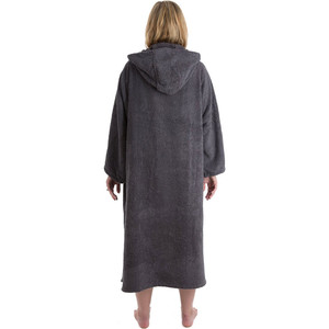 2020 Dryrobe Short Sleeve Towel Changing Robe / Poncho SS TD SG - Slate Grey