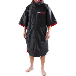2019 Dryrobe Advance - Short Sleeve Premium Outdoor Changing Robe DR100 - XL Black / Red - OLD LISTING