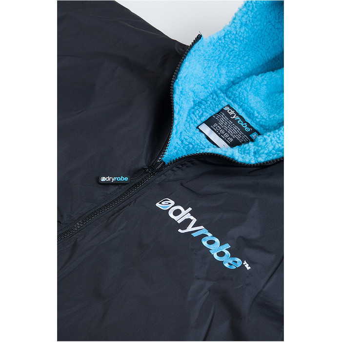 2023 Dryrobe Advance Long Sleeve Change Robe DR100L - Black / Blue