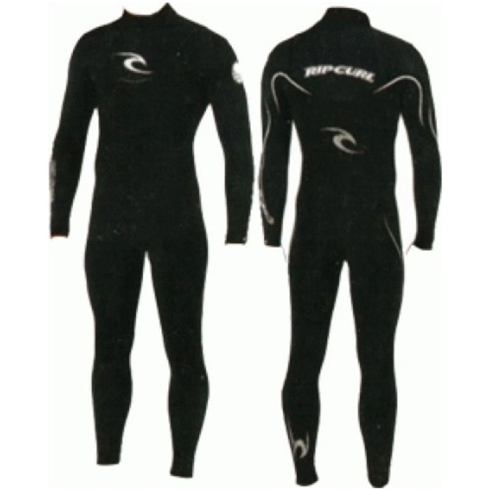 Rip Curl E2 Bomb 5/3mm Chest Zip Steamer Wetsuit BLACK. LS ONLY. LAST 1