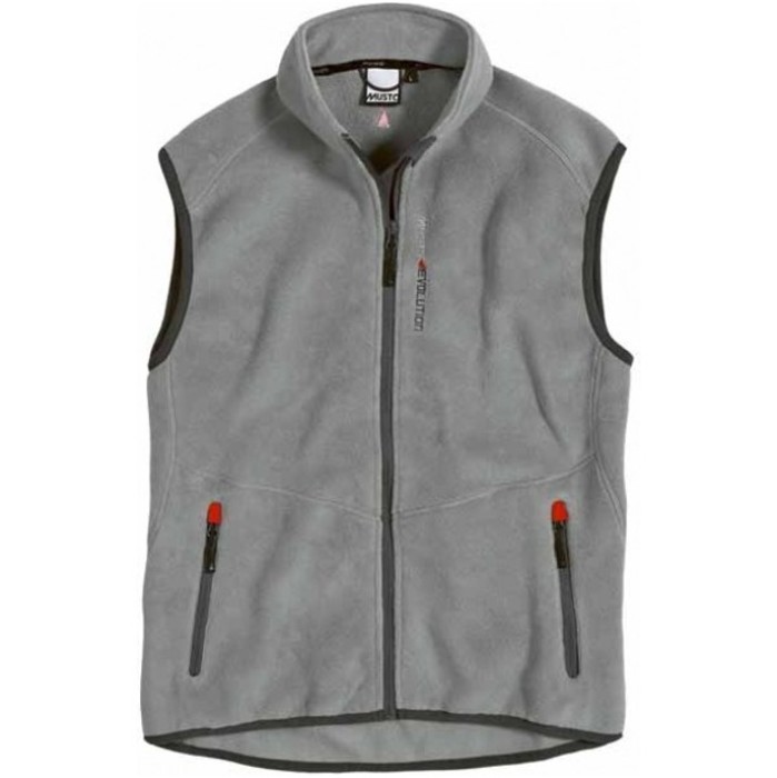 Musto Evolution Fleece Gilet in Titanium SE0071 Sailing