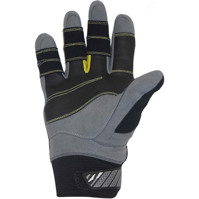 2024 Gul Code Zero Summer Full Finger Sailing Gloves Black GL1239-B6