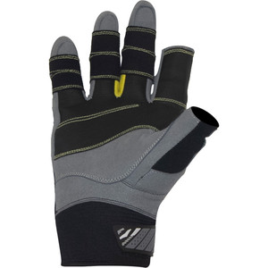 2024 Gul Code Zero Summer 3-Finger Sailing Gloves Black GL1241-B6