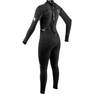 2020 GUL Womens Response 3/2mm Back Zip Wetsuit RE1319-B7 - Black