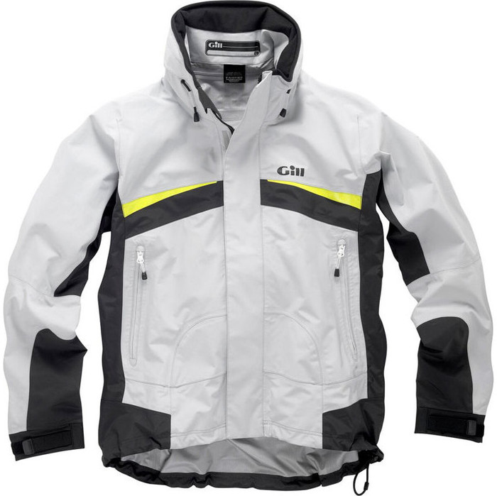 Gill Mens KB1 Racer Jacket Silver Graphite KB12J Sailing Sailing Yacht Wetsuit Outlet