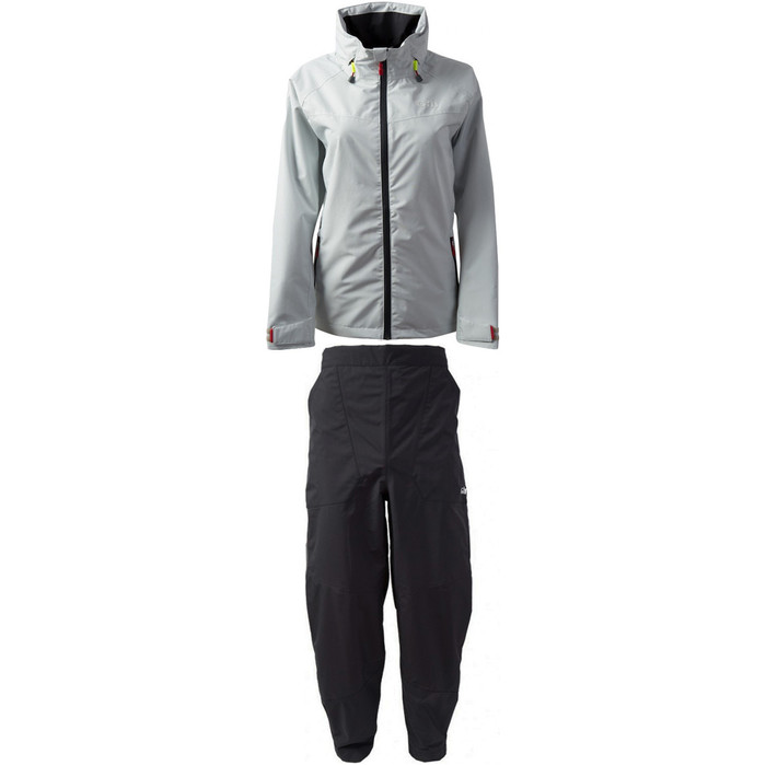 2021 Gill Womens Pilot Jacket IN81JW & Trouser IN81T Combi Set Silver / Graphite