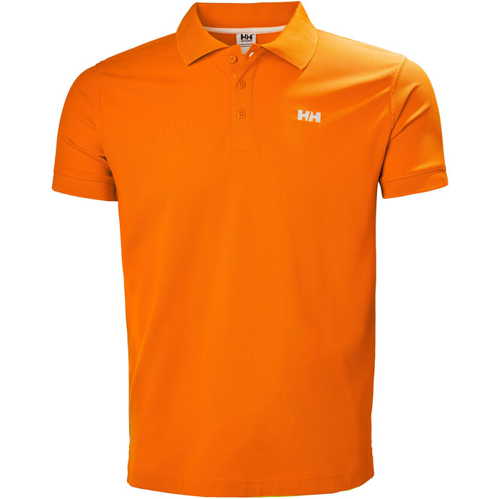 2019 Helly Hansen Driftline Polo Shirt Blaze Orange 50584