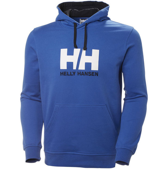2019 Helly Hansen HH Logo Hoodie Olympian Blue 33977