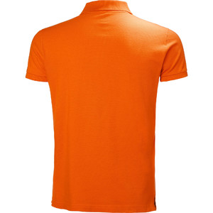 2019 Helly Hansen Transat Polo Shirt Blaze Orange 33980