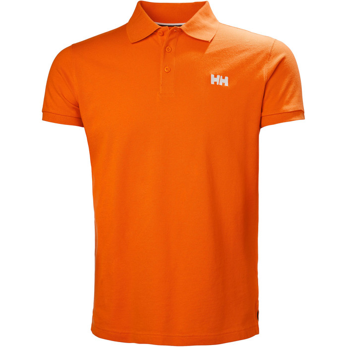 2019 Helly Hansen Transat Polo Shirt Blaze Orange 33980