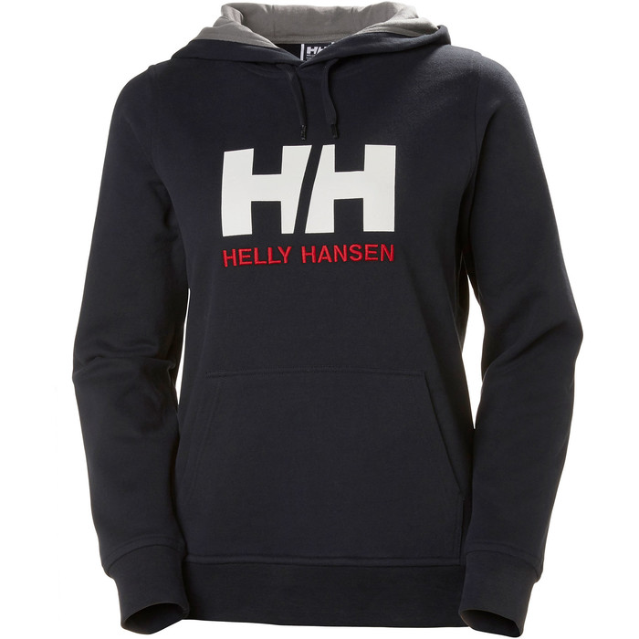 2023 Helly Hansen Womens HH Logo Hoodie 33978 - Navy