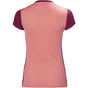 Helly Hansen Womens Lifa Active Light T Shirt Shell Pink 48370
